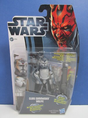 star wars clone commander wolffe actionfigur cw17 Hasbro Clone Wars Phase 2
