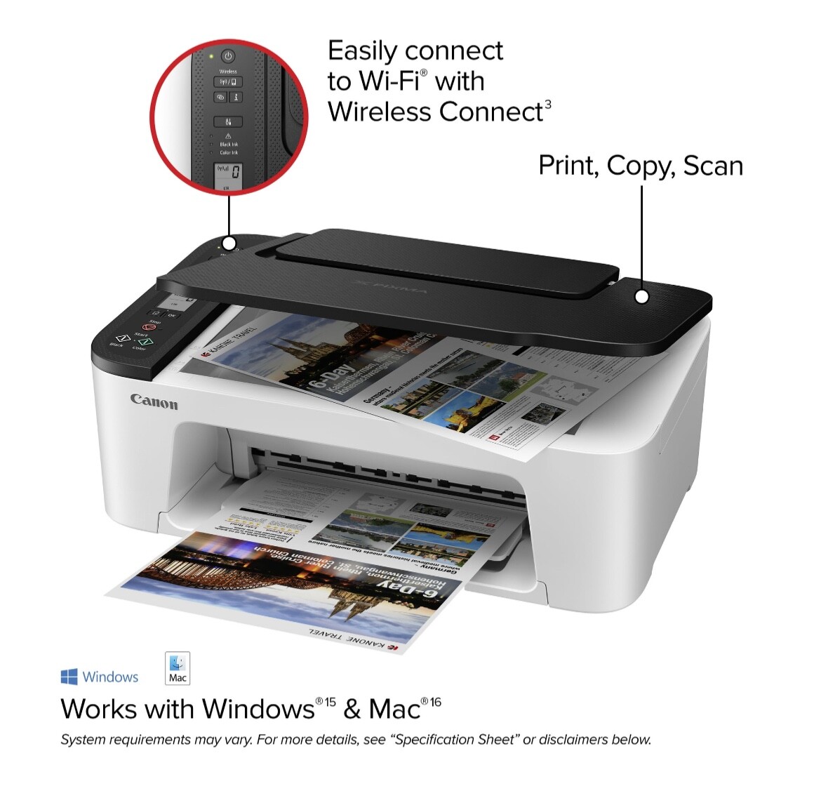 New Canon Pixma TS3522 (3322) PrinterIPhone PrintAll in OneWireless