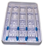Munchkin baby bottle drying rack white/blue