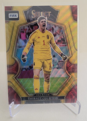 2022-23 PANINI SELECT FIFA THIBAUT COURTOIS GOLD MOJO MEZZANINE #108 Ser #04/10