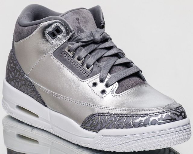 jordan retro 3 silver