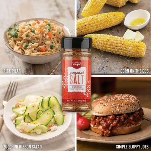 Tastefully Simple All-Natural Seasoned Salt, No Preservatives, Keto, 6.75 Ounce - Picture 6 of 11