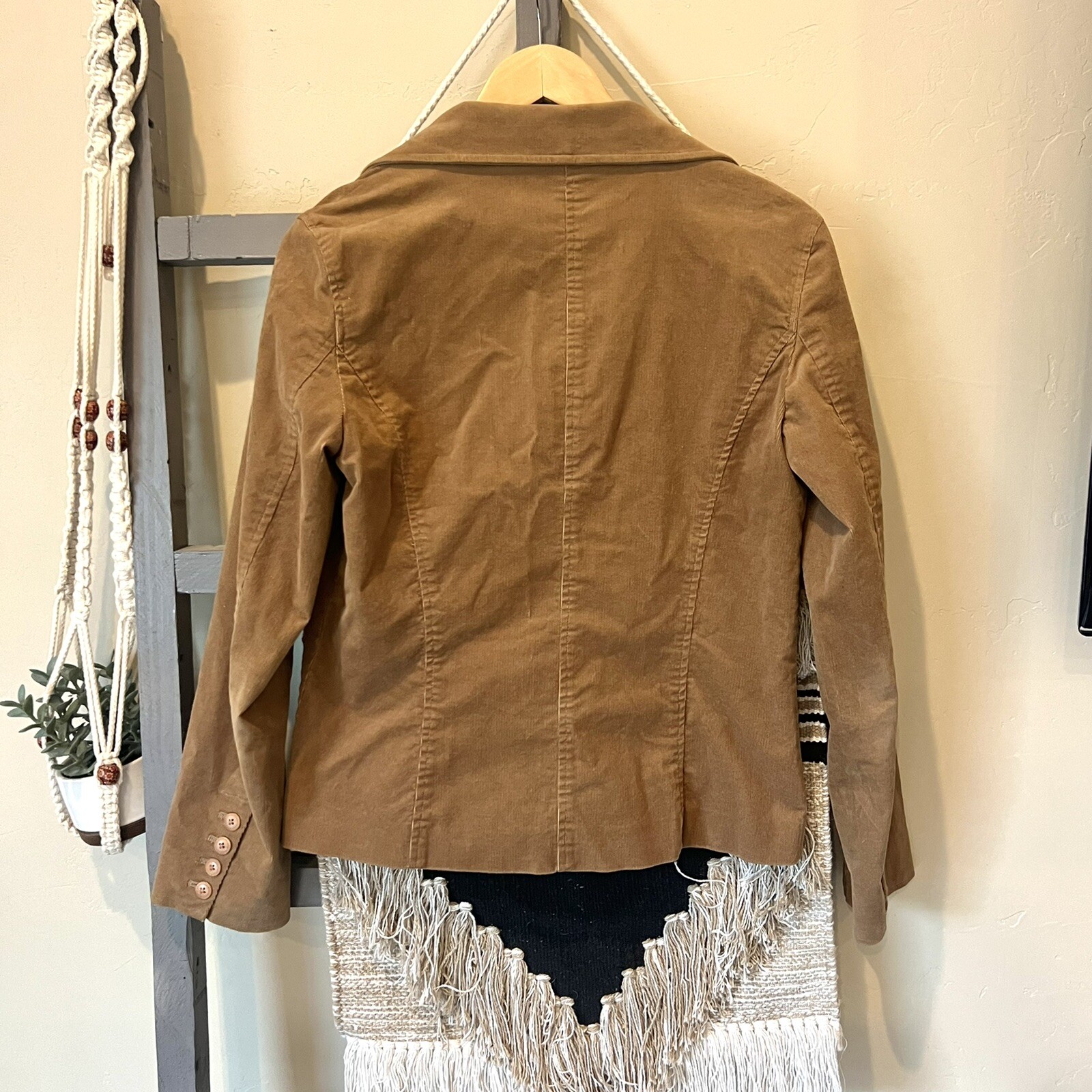 Pendleton Womens 3 Button Size Small Tan Blazer J… - image 4