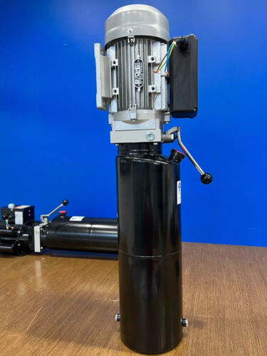 Single phase 12L Hydraulic Power Unit Auto Aluminium Pump Vehicle Car Hoist Lift - Picture 4 of 11