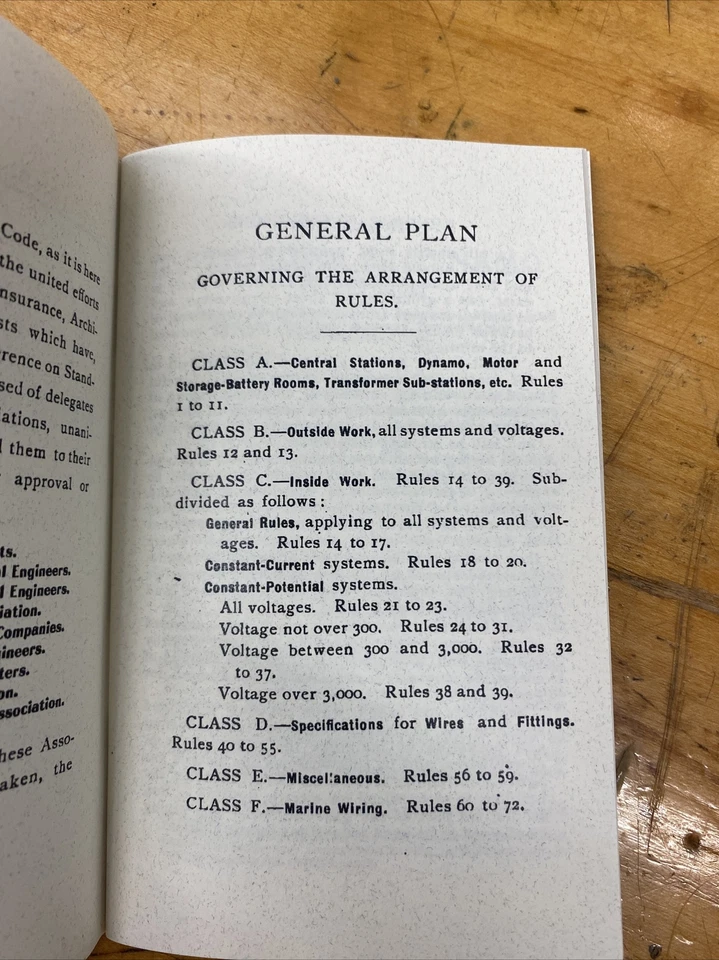 1897 National Electrical Code REPRINT Wiring IBEW CHRISTMAS or GRADUATION GIFT - Image 2 of 4