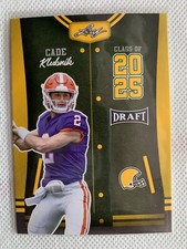 2023 Leaf Draft Class of 2025 Gold Cade Klubnik #82 Rookie RC Clemson Tigers