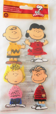 PEANUTS Charlie Brown Lucy Sally Linus Comic Strip EK Success Stickers