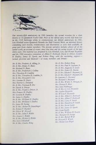 QUANTUCK YACHT CLUB 1891- 1966 ILLUSTRATED YACHTING SAILING CLUB HISTORY QUIOGUE - Picture 6 of 6