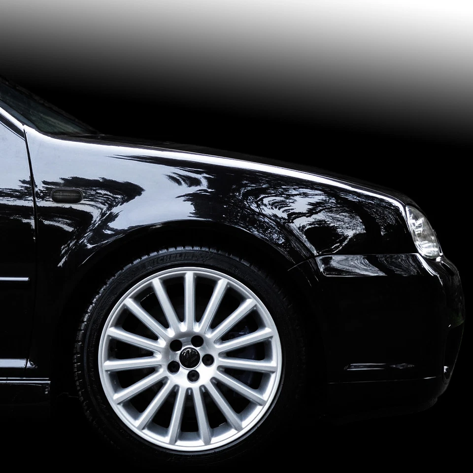 SCHWARZE LED Seitenblinker VW Golf 4 R32 Bora Amarok Polo 9N Bus T5 - Bild 3 von 4