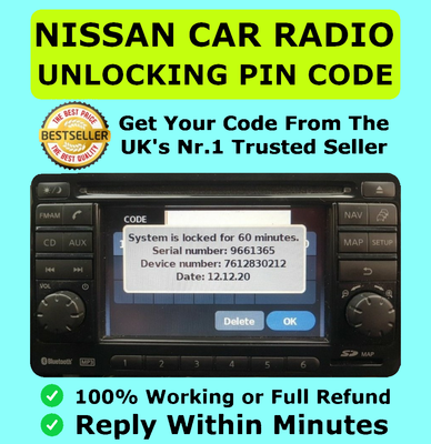 Radio code nissan almera