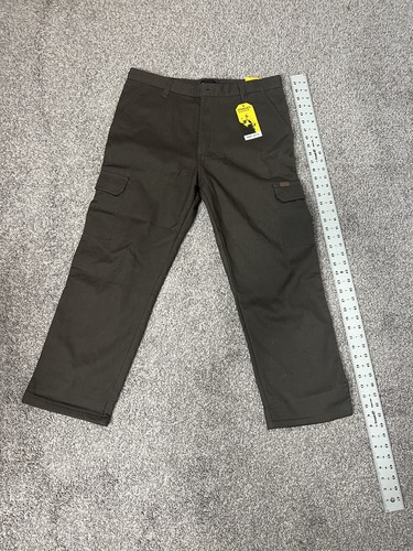 Stanley Workwear Mens Fleece Lined Chocolate Pants Sz US W40 X L30 New - Picture 4 of 9
