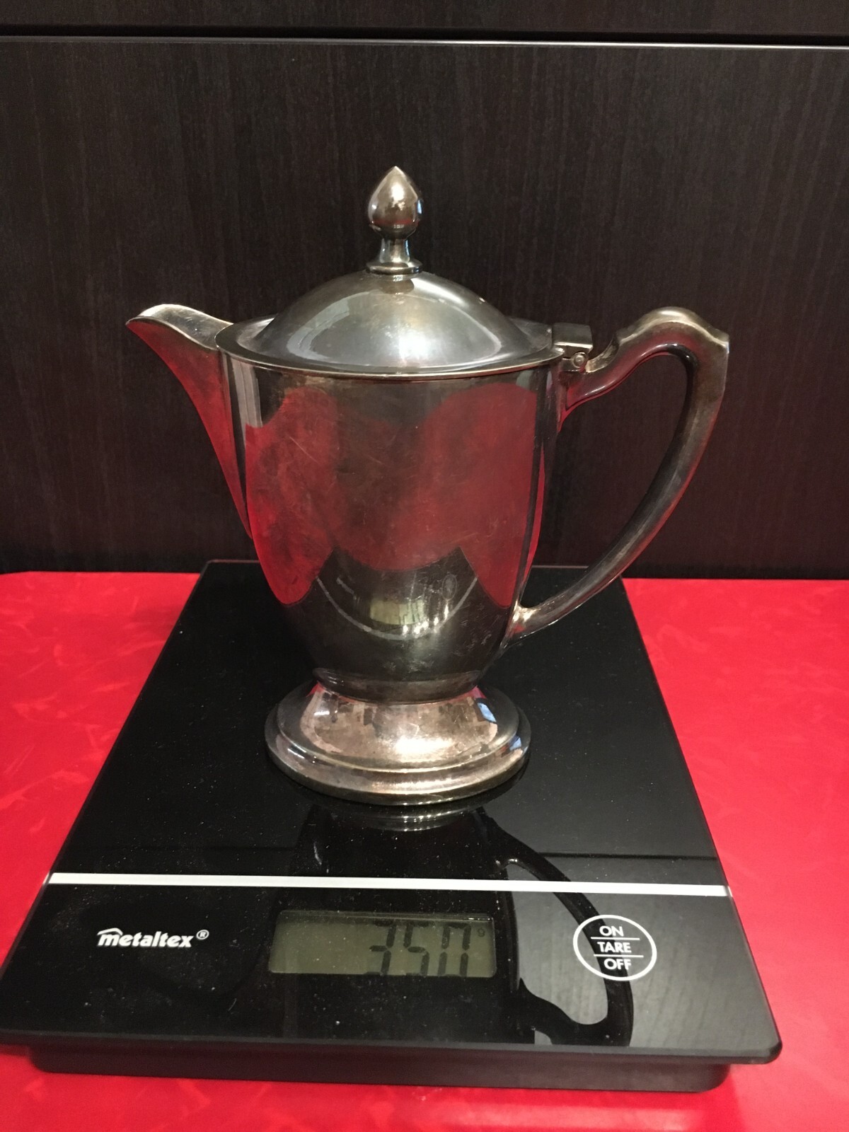 4 Piece Tea Set. Berndorf Art Krupp Milano