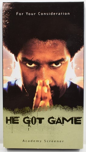 He Got Game 1998 FYC Screener VHS Denzel Washington Rosario Dawson Spike Lee