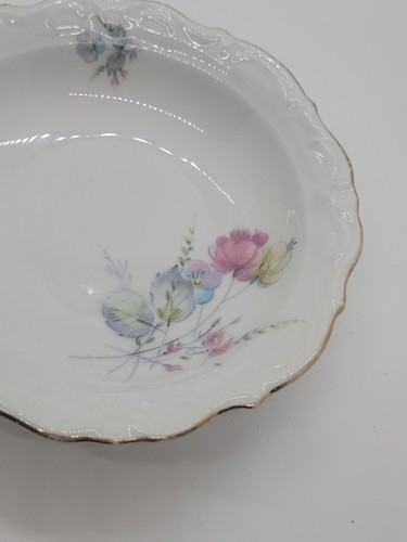 Vintage 1950's Winterling Bavaria Fruit bowls set of 6 Floral Flowers Rose - Picture 3 of 7