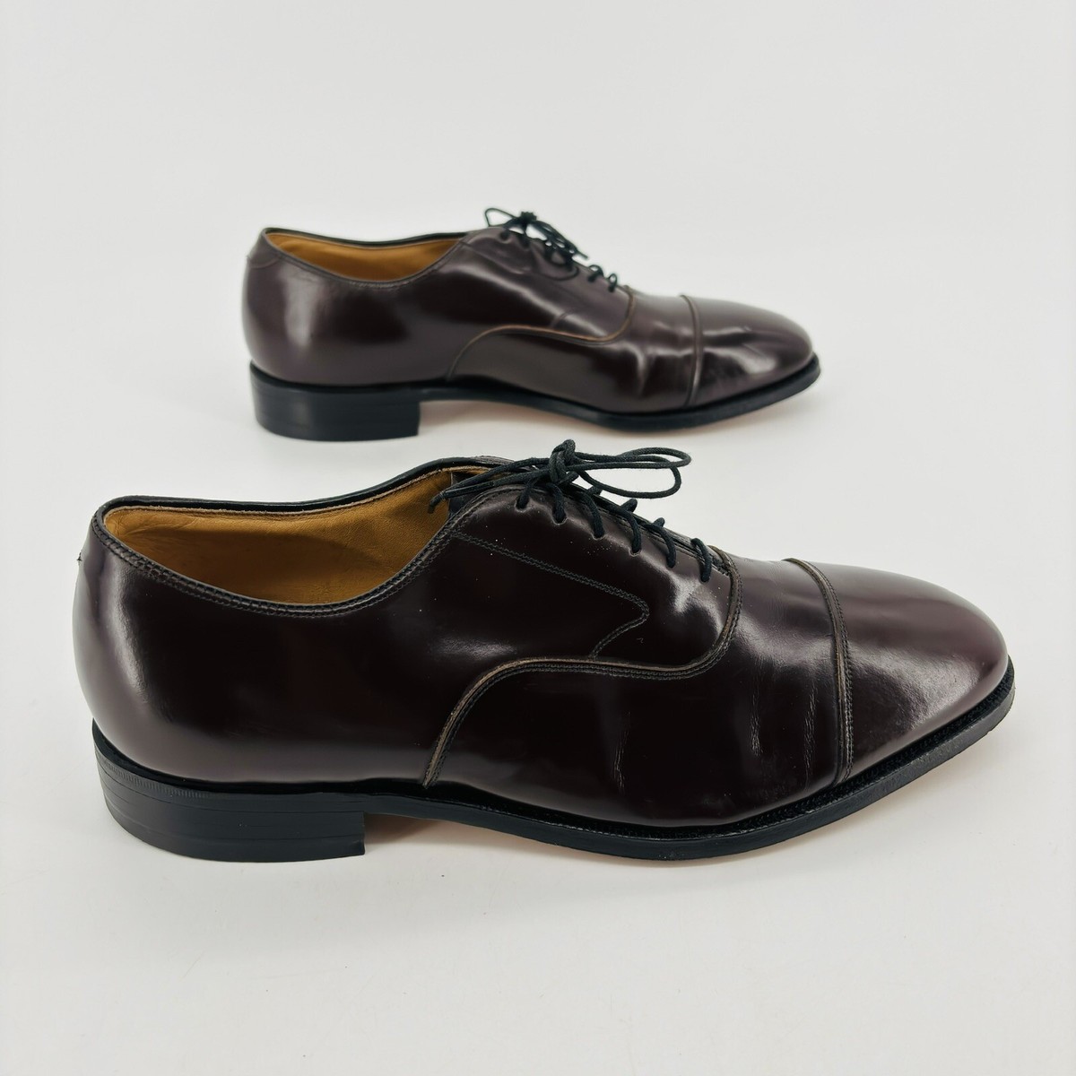 Men 8.5 D Johnston Murphy Melton Optima Cap Toe Oxford