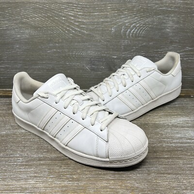 Adidas Superstar Originals Leather Athletic Shoes White Adidas Superstar Originals Leather Athletic Shoes White
