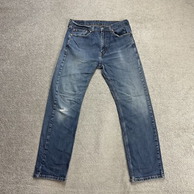 LEVIS Levi s Jeans 505 Herren Vintage Hose W34 L30 Regular Straight 8406 Blau