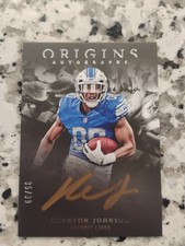 2018 Panini Origins Bronze Auto Kerryon Johnson /99
