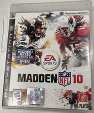 Madden NFL 10 (Sony PlayStation 3, 2009) Complete - CIB - Great Condition 