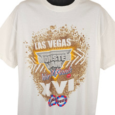 Monster Jam World Finals T Shirt Mens Size XL White Las Vegas XVI Double Down
