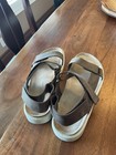 Ecco Corksphere Men's Sandals Size 13 Gray Leather — photo 6