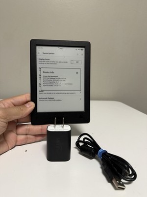 Amazon Kindle 8th Generation 4GB 6-inch Touchscreen E-Reader Black Model SY69JL