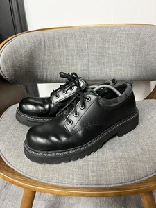 Vintage Y2K Black Leather Skechers Tom Cat 6618 Oxfords Size US 11 SKECHERS Tom Cat Oxford Brown Distressef Chunky Leather  main image 4