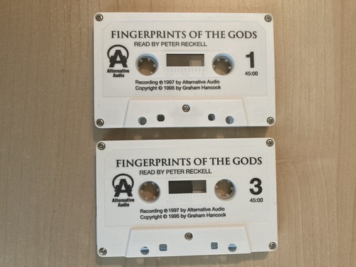 Graham Hancock - Fingerprints of the Gods Audio Book 2 Cassette Tapes 1997 RARE - Picture 4 of 5