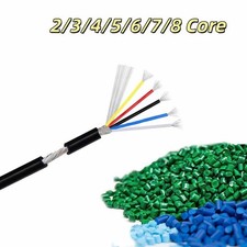 Flexible Multicore Cable 2/3/4/5/6/7/8 Core Shielded Wire Audio Signal PVC Cable