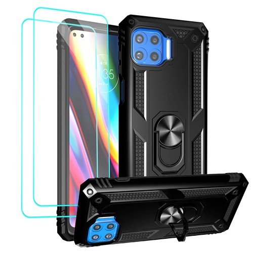 Androgate Compatible with Moto One 5G Case - Motorola 6.7 inches, Black