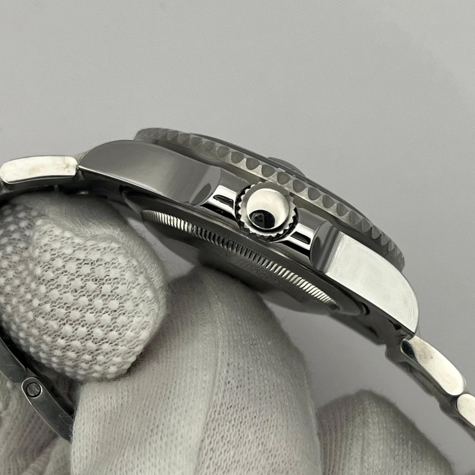 SeikoMod 40mm Black Divers Watch 'Sub' Style NH35 Automatic Movement Oyster 200M - Image 3 of 4