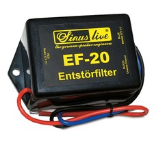 Sinuslive Entstörfilter EF-20 bis 20A Autoradio Massefilter f. Bordnetzgeräusche