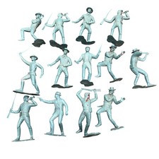 Lot of 13 Vintage Louis Marx and Co. 1964 6" Toy Civil War Union Soldier Figures