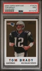 2005 TOPPS HERITAGE FOILBOARD #THC43 TOM BRADY PSA 9