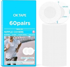 Nipple Covers for Men 120PCS Pasties Chafe-Free Protection with Non-Adhesive