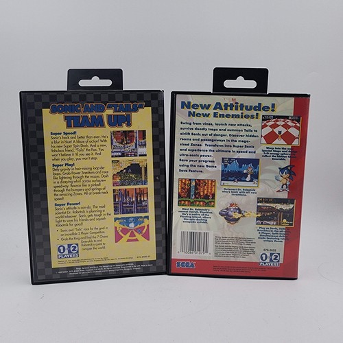 Sonic 2 & 3 Sega Genesis Bundle - Picture 2 of 12