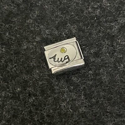 August Monat Silber Charm passend für 9mm Italienisches Armband & Nomination Charms Geburtstag