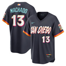 Men's Padres #5 Ramon Laureano 2026 City Connect Stadium Jersey - Obsidian