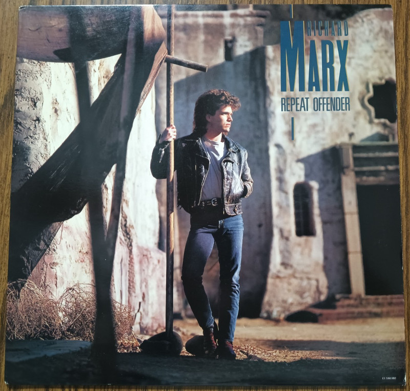 RICHARD MARX - Repeat Offender 1989 Vinyl LP Record EMI USA E1-90380 Club Press