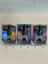 2025 Bowman Draft Felnin Celesten Sky Blue Refractor & Refractor (x2)