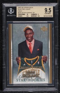 2007 Upper Deck Star Rookies Electric Court Kevin Durant #234 BGS 9.5 Rookie RC