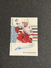 2019-20 Upper Deck Sp Authentic Future Watch auto /999 Eetu Luostarinen 