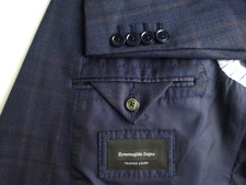 Zegna Blazer 54L/44L Plaid TROFEO LIGHT Excellent Condition Jacket Sport Coat