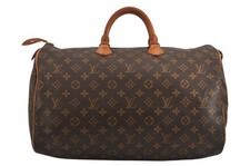 Autentica borsa Louis Vuitton Monogram Speedy 40 mano Boston M41522 LV AA238