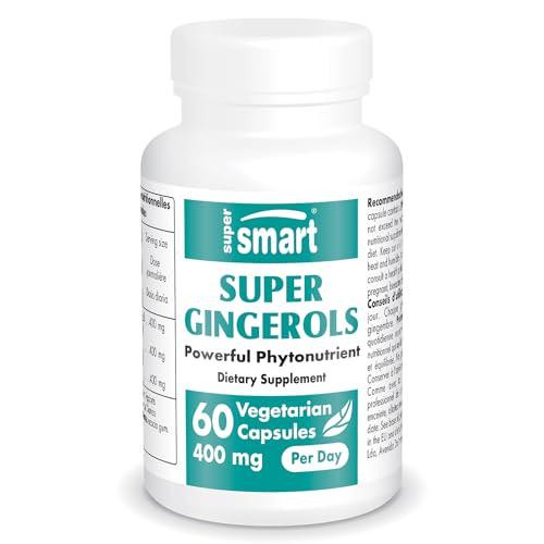 Supersmart - Super Gingerols 400mg per Day (High Potency 20% Gingerol) - Ginger
