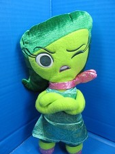 Disney Inside Out Disgust Plush Stuffed Doll Green Hair 2020 12"