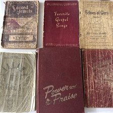 Lot of 6 Vintage 1926-1947 Church Hymns Hymnals Songbooks Choir Music Song Books