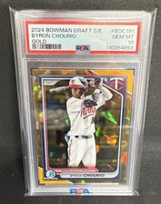 2024 Bowman Draft Sapphire Edition Byron Chourio Gold PSA 10