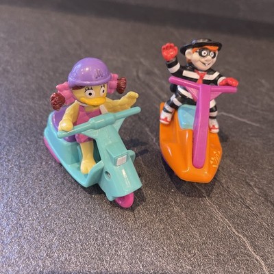 Vintage McDonalds Happy Meal Premiums Rev-Ups Mai 1992 Hamburger Roller JSki