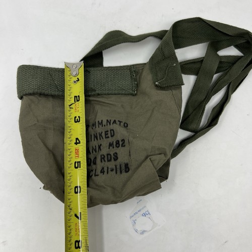 Militär Umhängetasche Tasche grün klein Armee Tasche 7,62 mm Nato Linked Blank M82 - Bild 4 von 6